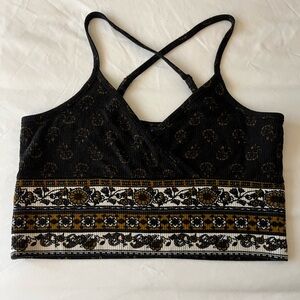 Printed crop top